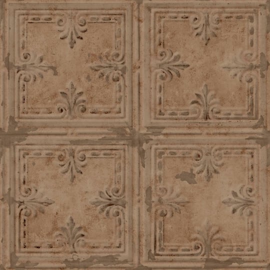 RoomMates Copper Tin Tile Peel & Stick Wallpaper | 20.5" x 16.5ft | Michaels®